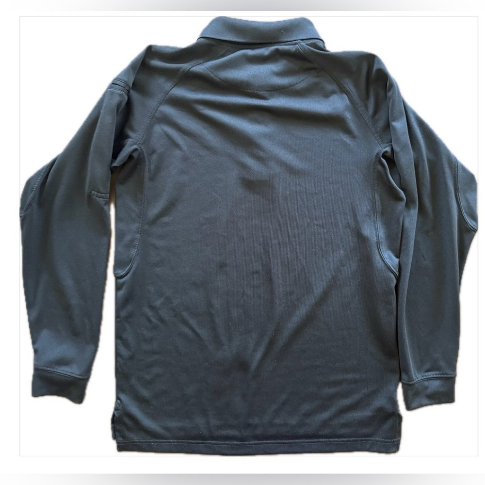 5.11 Tactical Performance Men's Black Long Sleeve Polo Shirt - Picture 2 of 6